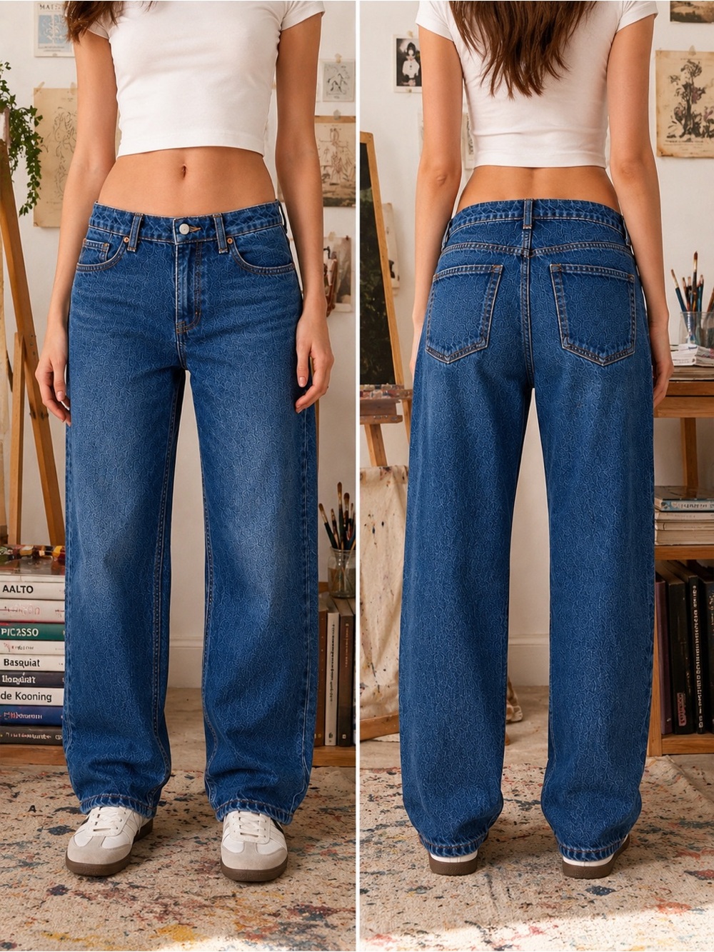 Abercrombie & Fitch Dad Jeans Petite Relaxed Straight Denim
